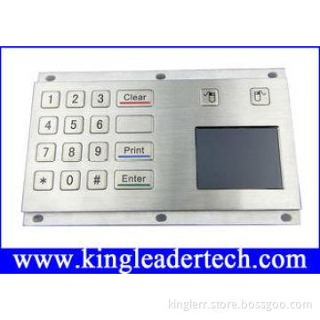 Panel mount industrial numberic keypad with touchpad MKP196